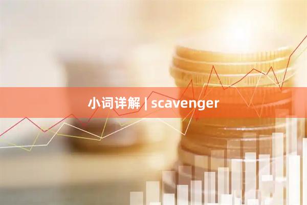 小词详解 | scavenger